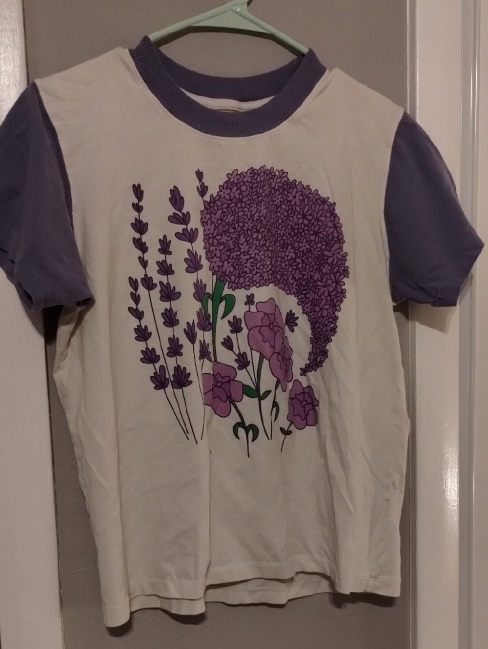 Big Bud Press Unisex Lavender Graphic T-shirt XXS